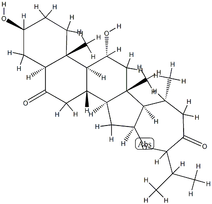 16β,24-Epoxy-3β,11α-dihydroxy-5α-cholestane-6,23-dione