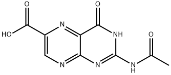 2-Acetylamino-3,4-dihydro-4-oxopteridine-6-carboxylic acid