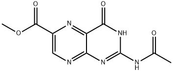 2-Acetylamino-3,4-dihydro-4-oxopteridine-6-carboxylic acid methyl ester