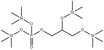 Phosphoric acid, bis(trimethylsilyl) 2,3-bis[(trimethylsilyl)oxy]propy l ester