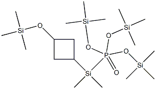 [2-[(Trimethylsilyl)oxy]trimethylenebis(oxy)]bis[phosphonic acid bis(trimethylsilyl)] ester