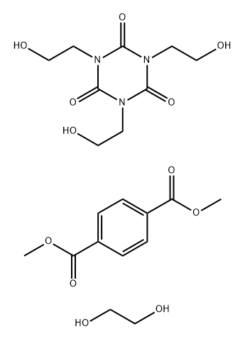 1,4-苯二羧酸二甲酯与1,2-乙二醇和1,3,5-三(2-羟乙基)-1,3,5-三嗪-2,4,6(1H,3H,5H)-三酮的聚合物
