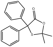2,2-Dimethyl-4,4-diphenyl-1,3-oxathiolan-5-one