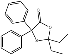 2,2-Diethyl-4,4-diphenyl-1,3-oxathiolan-5-one