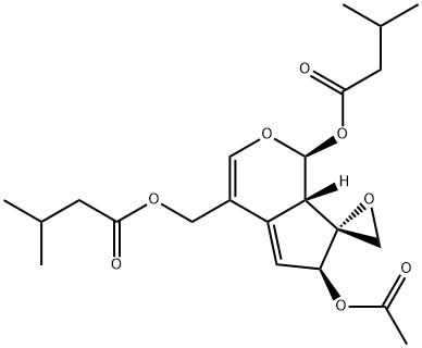 [1S-(1alpha,6alpha,7beta,7aalpha)]-6-acetoxy-6,7a-dihydro-4-[(isovaleryloxy)methyl]spiro[cyclopenta[c]pyran-7(1H),2'-oxiran]-1-yl isovalerate