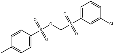 [(3-Chlorophenyl)sulfonyl]methyl 4-methylbenzenesulfonate