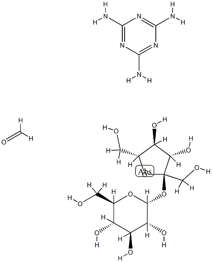 .alpha.-D-Glucopyranoside, .beta.-D-fructofuranosyl, polymer with formaldehyde and 1,3,5-triazine-2,4,6-triamine