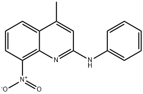 N-(4-Methyl-8-nitro-2-quinolinyl)-N-phenylamine