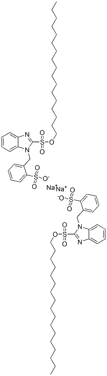 disodium 2-heptadecyl-1-[(sulphonatophenyl)methyl]-1H-benzimidazolesulphonate