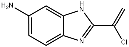 Benzimidazole, 5-amino-2-(1-chlorovinyl)- (8CI)
