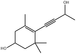 4-(3-hydroxybutyn-1-yl)-3,5,5-trimethylcyclohex-3-en-1-ol