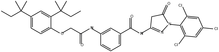 1-(2,4,6-三氯苯基)-3-[3-(2,4-二特戊基苯氧基)乙酰胺基]苯甲酰胺基-5-吡唑酮