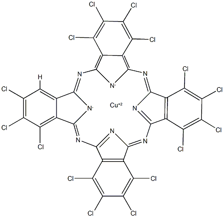 [1,2,3,4,8,9,10,11,15,16,17,18,22,23,24-pentadecachlorophthalocyaninato(2-)]copper