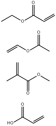 Methyl 2-methyl-2-propenoate polymer with ethenyl acetate, ethyl 2-propenoate and 2-propenoic acid