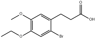3-(2-Bromo-4-ethoxy-5-methoxyphenyl)propanoic acid