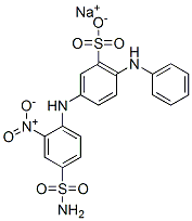 6-苯胺基-N-(2-硝基-4-磺酰苯基)间氨基苯磺酸钠盐