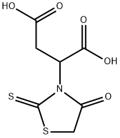2-(4-氧代-2-硫代噻唑烷-3-基)琥珀酸
