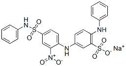 6-苯胺基-N-[2-硝基-4-(磺酰苯基)苯基]间氨基苯酸钠盐