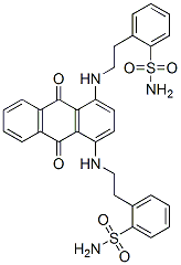 [(9,10-dihydro-9,10-dioxo-1,4-anthrylene)bis(iminoethylene)]bis(benzenesulphonamide)