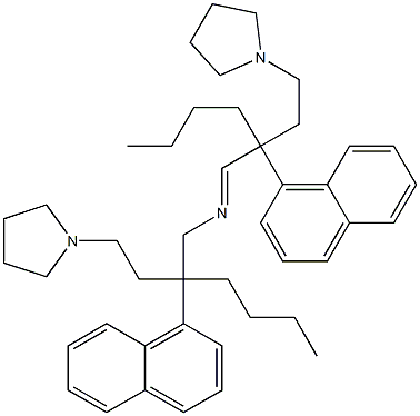 β-Butyl-N-[2-butyl-2-(1-naphthalenyl)-4-(1-pyrrolidinyl)butylidene]-β-(1-naphthalenyl)-1-pyrrolidinebutan-1-amine