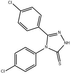 双(4-氯苯基)-4H-1,2,4-三唑-3-硫醇