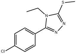 3-(4-Chlorophenyl)-4-ethyl-5-(methylthio)-4H-1,2,4-triazole