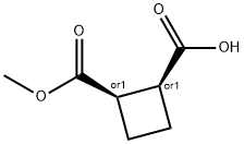 (1R,2S)-rel-1,2-Cyclobutanedicarboxylic acid, 1-Methyl ester