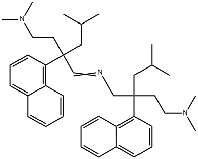 N-[4-(Dimethylamino)-2-isobutyl-2-(1-naphtyl)butylidene]-2-isobutyl-N',N'-dimethyl-2-(1-naphtyl)-1,4-butanediamine
