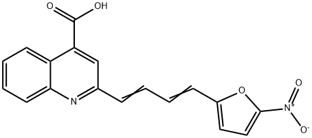 2-[4-(5-Nitro-2-furyl)-1,3-butadienyl]-4-quinolinecarboxylic acid