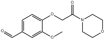 3-METHOXY-4-(2-MORPHOLIN-4-YL-2-OXOETHOXY)BENZALDEHYDE