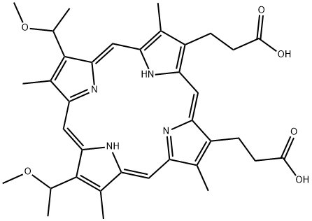 2,4-di-(alpha-methoxyethyl)deuteroporphyrin IX