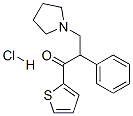 2-phenyl-3-pyrrolidin-1-yl-1-thiophen-2-yl-propan-1-one hydrochloride
