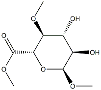 Methyl 4-O-methyl-α-D-glucopyranosiduronic acid methyl ester