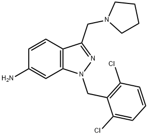 1-(2,6-二氯苄基)-3-(吡咯烷-1-基甲基)-1H-吲唑-6-胺