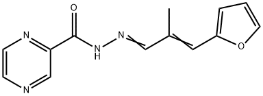 N'-[3-(2-furyl)-2-methyl-2-propenylidene]-2-pyrazinecarbohydrazide