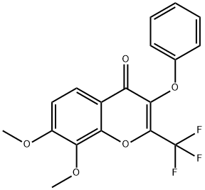 7,8-dimethoxy-3-phenoxy-2-(trifluoromethyl)-4H-chromen-4-one