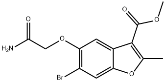 methyl 5-(2-amino-2-oxoethoxy)-6-bromo-2-methyl-1-benzofuran-3-carboxylate