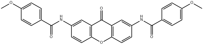 N,N-(9-oxo-9H-xanthene-2,7-diyl)bis(4-methoxybenzamide)