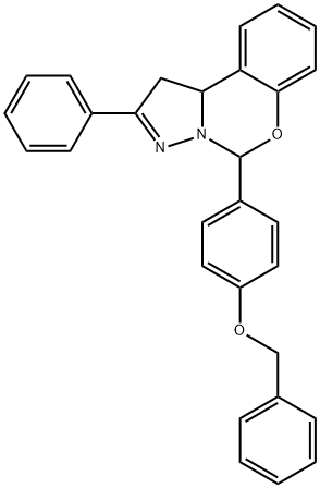 benzyl 4-(2-phenyl-1,10b-dihydropyrazolo[1,5-c][1,3]benzoxazin-5-yl)phenyl ether
