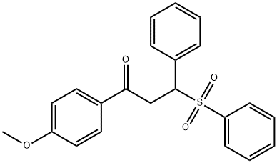 1-(4-methoxyphenyl)-3-phenyl-3-(phenylsulfonyl)propan-1-one