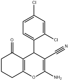 2-amino-4-(2,4-dichlorophenyl)-5-oxo-5,6,7,8-tetrahydro-4H-chromene-3-carbonitrile
