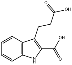 3-(2-carboxyindol-3-yl)propionic acid