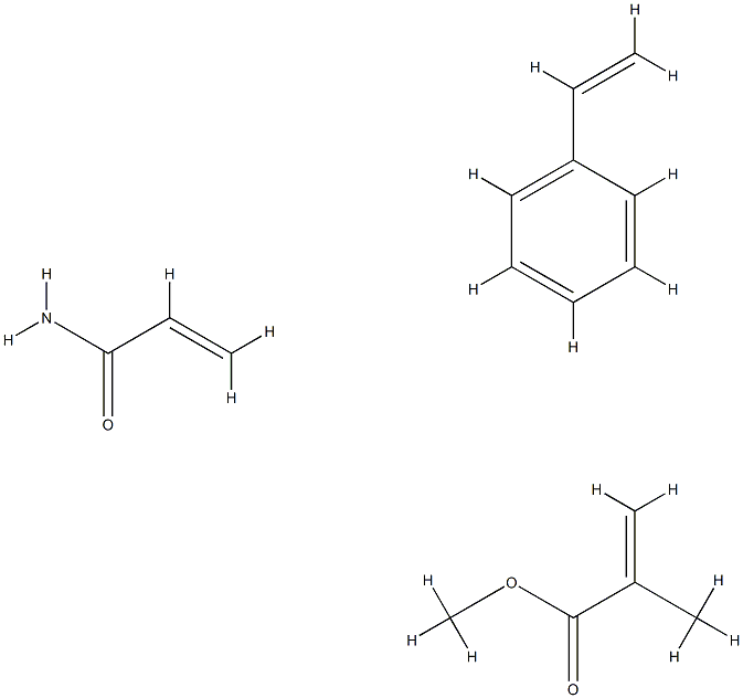 2-Propenoic acid, 2-methyl-, methyl ester, polymer with ethenylbenzene and 2-propenamide