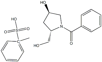 (2S,4R)-4-对甲苯磺酰氧基-1-苯甲酰基吡咯烷-2-甲醇