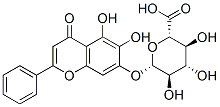 (2S,3S,4S,5R,6S)-6-(5,6-dihydroxy-4-oxo-2-phenyl-chromen-7-yl)oxy-3,4, 5-trihydroxy-oxane-2-carboxylic acid