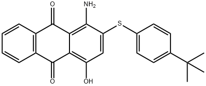 1-Amino-2-[[4-(1,1-dimethylethyl)phenyl]thio]-4-hydroxy-9,10-anthracenedione