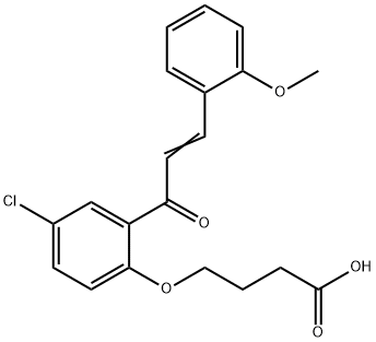 4-[4-Chloro-2-[3-(o-methoxyphenyl)propenoyl]phenoxy]butyric acid