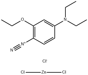4-diethylamino-2-ethoxybenzenediazonium zinc chloride