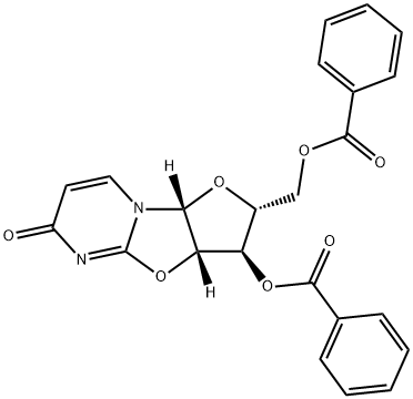 3'-O,5'-O-Dibenzoyl-2,2'β-epoxy-2,3-didehydro-2-deoxo-2'-deoxyuridine