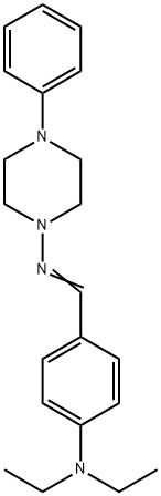 N-{(Z)-[4-(diethylamino)phenyl]methylidene}-4-phenylpiperazin-1-amine